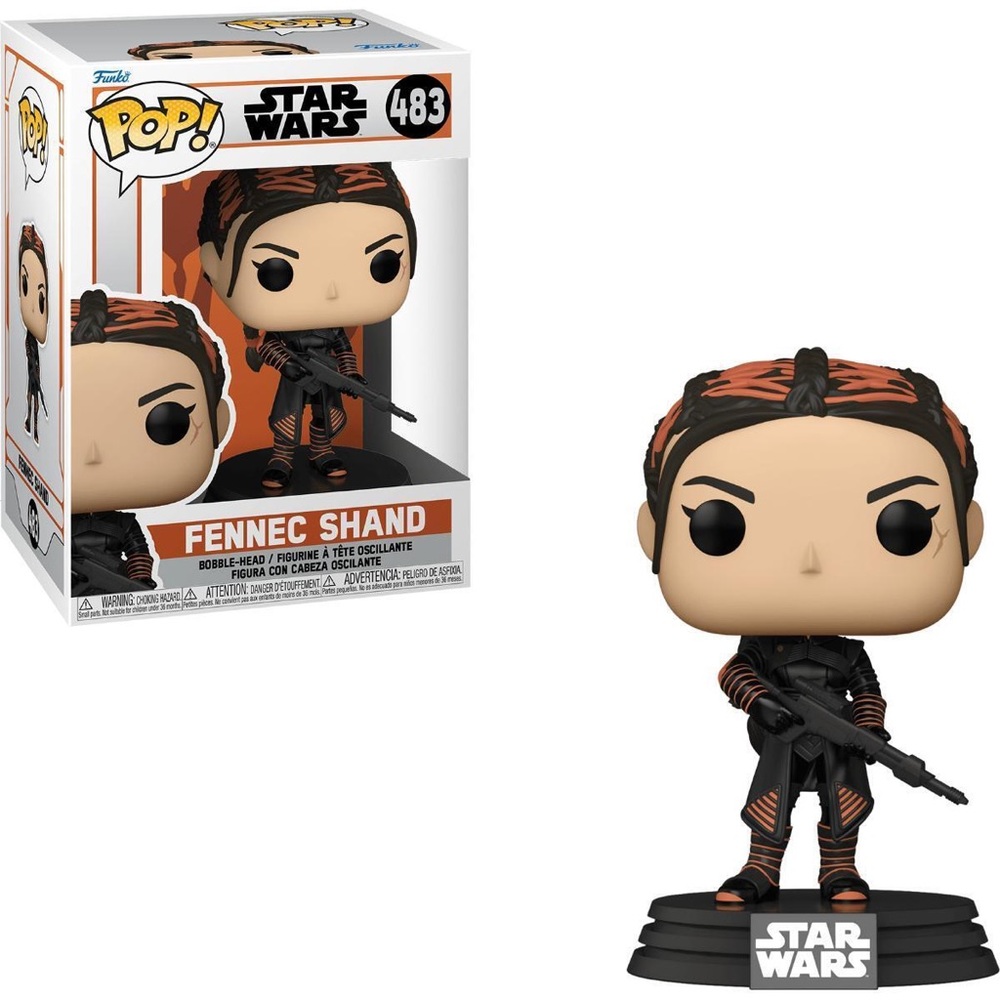 New Funko Pop! Star Wars: The Mandalorian - Fennec Shand Vinyl Bobblehead #483 - Picture 10 of 13